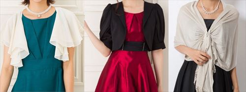 リリアージュのボレロ、ジャケット、ストール