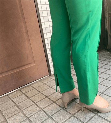 エアクロのパンツに入っていたバックスリット